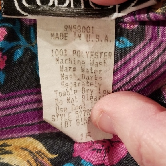 Vintage💜 70's Copy Cats "feel like silk" Blouse - Picture 7 of 7